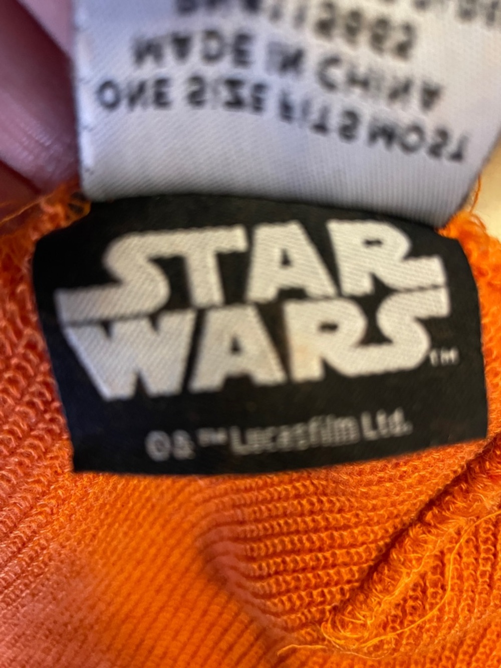 Star Wars Orange Rebel Logo Beanie Hat - Picture 4 of 5